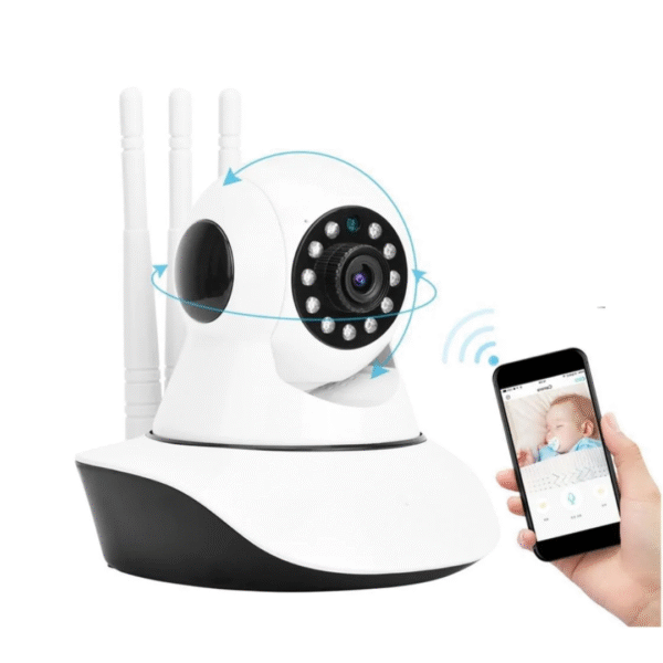 51 Cámara de seguridad- 3 antenas wifi