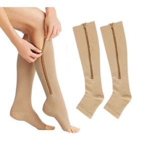 57 Medias de compresión - con cremallera